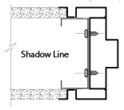 Standard Frame with Shadow line